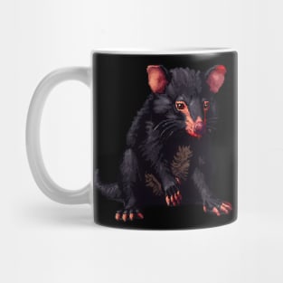 Tasmanian Devil in Pixel Form Mug